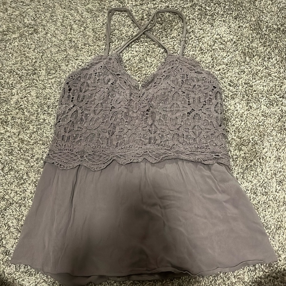 Maurice’s purple tank top
